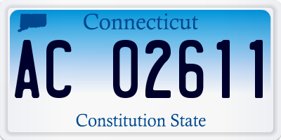 CT license plate AC02611