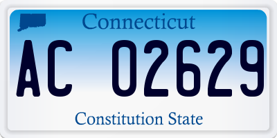 CT license plate AC02629