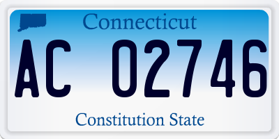 CT license plate AC02746