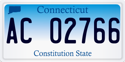 CT license plate AC02766