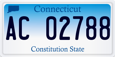 CT license plate AC02788