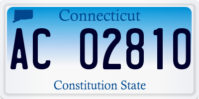 CT license plate AC02810