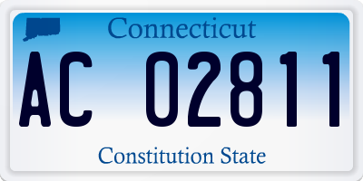 CT license plate AC02811