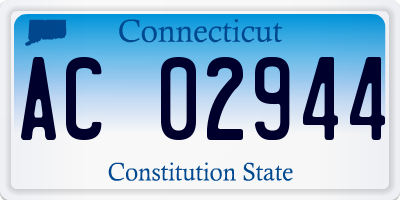 CT license plate AC02944