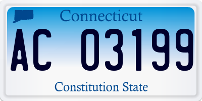 CT license plate AC03199