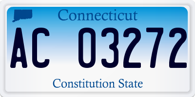 CT license plate AC03272