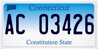 CT license plate AC03426