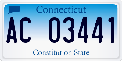 CT license plate AC03441