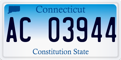 CT license plate AC03944