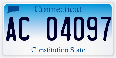 CT license plate AC04097