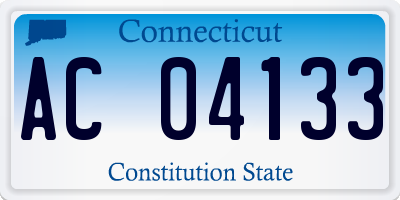 CT license plate AC04133