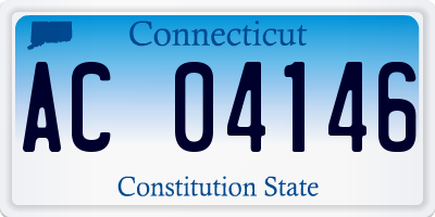 CT license plate AC04146