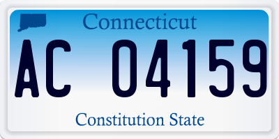 CT license plate AC04159