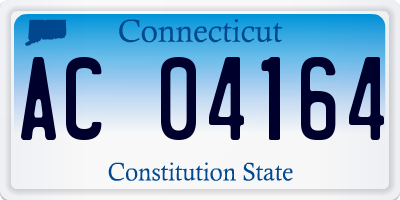 CT license plate AC04164