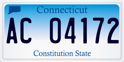 CT license plate AC04172