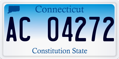 CT license plate AC04272