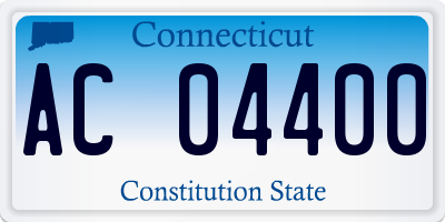 CT license plate AC04400
