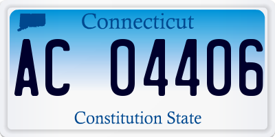 CT license plate AC04406