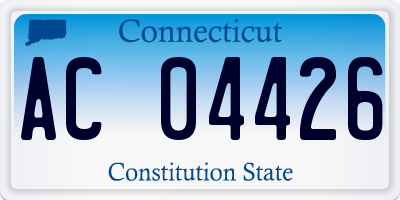 CT license plate AC04426