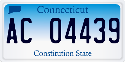 CT license plate AC04439