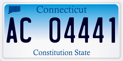 CT license plate AC04441