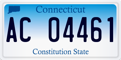 CT license plate AC04461
