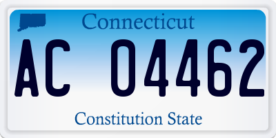 CT license plate AC04462