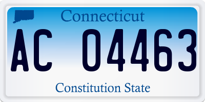 CT license plate AC04463