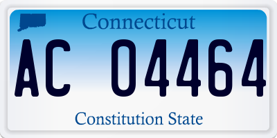 CT license plate AC04464