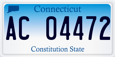 CT license plate AC04472