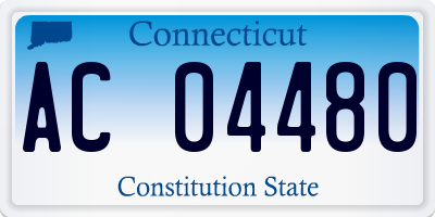 CT license plate AC04480