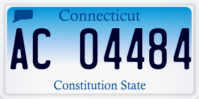 CT license plate AC04484