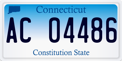 CT license plate AC04486