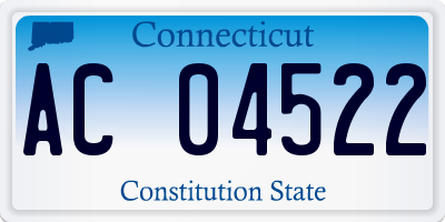 CT license plate AC04522