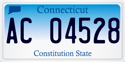 CT license plate AC04528
