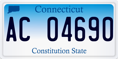 CT license plate AC04690