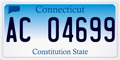 CT license plate AC04699