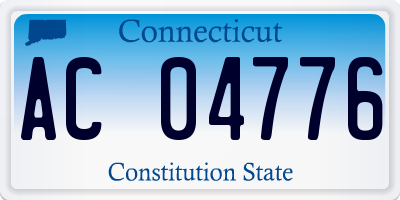 CT license plate AC04776