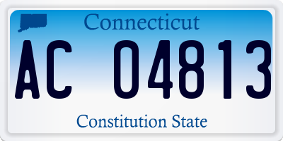 CT license plate AC04813