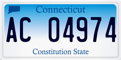 CT license plate AC04974