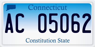 CT license plate AC05062