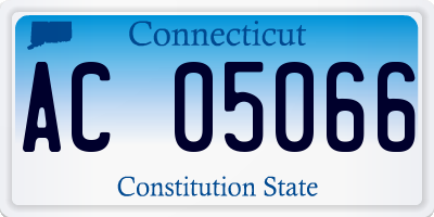 CT license plate AC05066