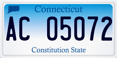 CT license plate AC05072