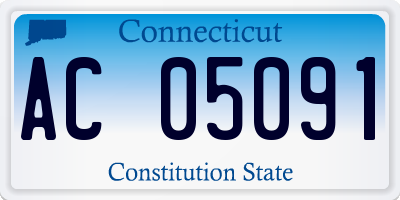 CT license plate AC05091