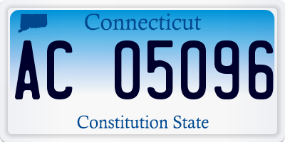 CT license plate AC05096