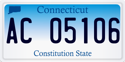 CT license plate AC05106