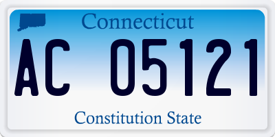 CT license plate AC05121