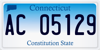 CT license plate AC05129