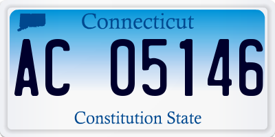 CT license plate AC05146