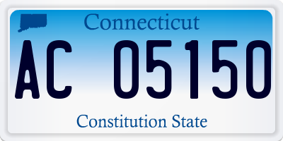 CT license plate AC05150